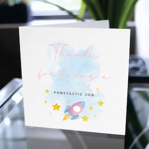 Carte de remerciement d'entreprise, carte de remerciement pour l'équipe, carte d'appréciation des employés, carte de remerciement du personnel, carte d'appréciation professionnelle pour les employés