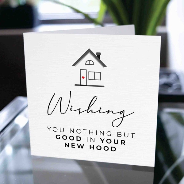 Funny Housewarming Card, Housewarming Gift, Congratulations On Your New House, Happy 1st Home, Wishing You Nothing But Good Card