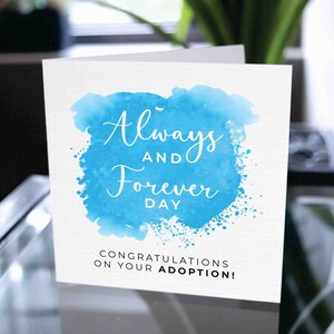 Tarjeta de adopción, Crad de felicitación de adopción, nueva tarjeta de adopción de bebé, niño de crianza, padres de crianza, aniversario de adopción, tarjeta de baby shower