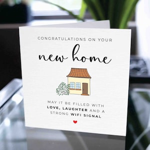 Housewarming Card, Housewarming Gift, Gefeliciteerd met uw nieuwe huis, Gefeliciteerd met uw nieuwe huis, Happy 1st Home, New Home Card