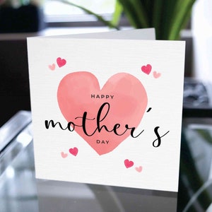 Tarjeta del día de la madre feliz, tarjeta del día de la madre para mamá, tarjeta del día de la madre para mamá, tarjeta del día de la madre linda para la madre, regalo del día de la madre lindo