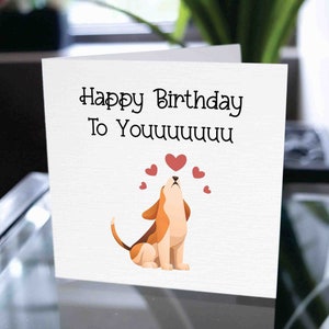 Carte d’anniversaire de chien, carte d’anniversaire drôle de jeu de mots, carte d’anniversaire de chien, anniversaire drôle, carte d’anniversaire drôle, cadeau d’anniversaire