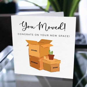 Housewarming Card, Housewarming Gift, Gefeliciteerd met je nieuwe huis, Happy 1st Home, Moving Card
