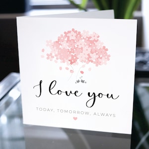 Carta di anniversario per lui, carta di anniversario per lei, carta del primo anniversario, carta di compleanno per lui, carta di compleanno per lei, regalo di anniversario