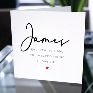 Birthday Card For Boyfriend, Anniversary Card for Boyfriend, Birthday Card For Husband, Anniversary Gift For Husband, Custom Card For Him