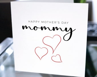 Best Mommy Printable Mothers Day Card, Happy Mothers Day Card for Best ...