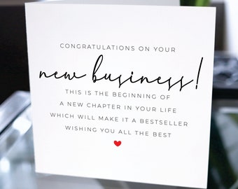 Congratulations Card For Entrepreneur, Card For Business Owner, Card for Boss, Card For Startup, New Entrepreneur Card, New Business Card