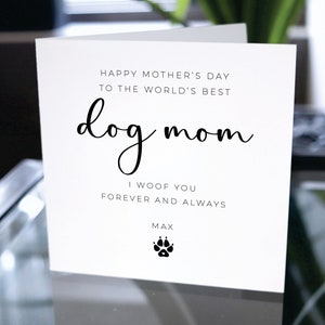 Joyeux anniversaire chien maman carte, carte d'anniversaire amoureux des chiens, chien maman carte d'anniversaire, carte d'anniversaire du chien, pour chien maman carte, fourrure maman carte