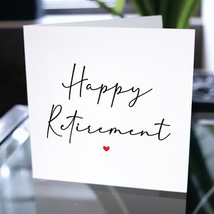 Carte de bonne retraite, cadeau de retraite, carte de retraite pour employé, carte de retraite pour collègue, carte de retraite pour collègue, papa, maman