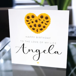 Birthday Card For Girlfriend, Happy Birthday Card for Her, Customized Happy Birthday Card, Personalized Birthday Card, Birthday Gift For Her