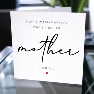Carte d'anniversaire pour mère, carte de fête des mères pour mère, carte de joyeux anniversaire pour maman, cadeau d'anniversaire pour maman, cadeau de fête des mères pour maman
