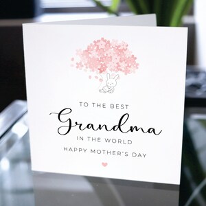 Para a melhor avó do mundo, feliz dia das mães, cartão de feliz dia das mães para a avó, cartão da melhor avó de todos os tempos, cartão de presente do dia das mães