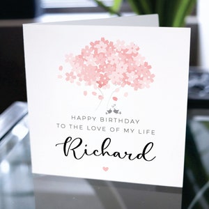 Birthday Card For Boyfriend, Happy Birthday Card for Him, Customized Happy Birthday Card, Personalized Birthday Card, Birthday Card Gift Him