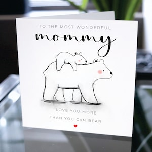 Carte d'anniversaire pour maman, carte de joyeux anniversaire pour mère, carte de joyeux anniversaire personnalisée, carte d'anniversaire personnalisée, carte cadeau pour mère