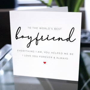 Birthday Card For Boyfriend, Anniversary Card for Boyfriend, Happy Birthday Card For Him, Birthday Gift For Him, Anniversary Gift For Him