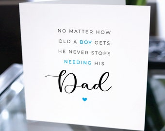 From Son To Dad Card, Birthday Card For Dad, Birthday Gift For Dad, I Love You Dad, Birthday For Dad, Fathers Day Gift, Fathers Day Card