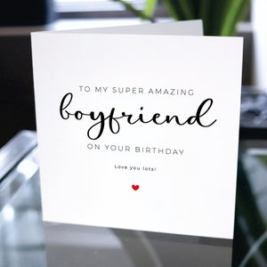 Birthday Card For Boyfriend, Happy Birthday Card for Boyfriend, Happy Birthday Card For Him, Birthday Gift For Him, Card Gift For Boyfriend