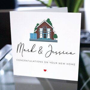 Carte de pendaison de crémaillère, Cadeau de pendaison de crémaillère, Carte de nouvelle maison personnalisée, Félicitations pour votre nouvelle maison, Happy 1st Home, Carte de nouvelle maison personnalisée