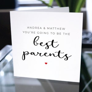 Personalisierte Schwangerschaftskarte, Neue Babykarte, Baby Junge oder Mädchen Karte, Baby Shower Karte, Schwangerschaftskarte, Glückwunschkarte Baby, Karte für Schwangere