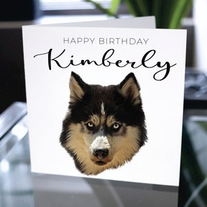 Carte d’animal de compagnie personnalisée, carte d’animal de compagnie personnalisée, carte d’animal personnalisée, carte d’anniversaire d’animal de compagnie personnalisée, cadeau personnalisé pour amoureux des chiens, cadeau personnalisé pour amoureux des chats