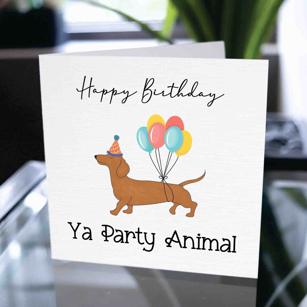 Birthday Card for Dog, Funny Pun Birthday Card, Cute Birthday Card, Dog ...