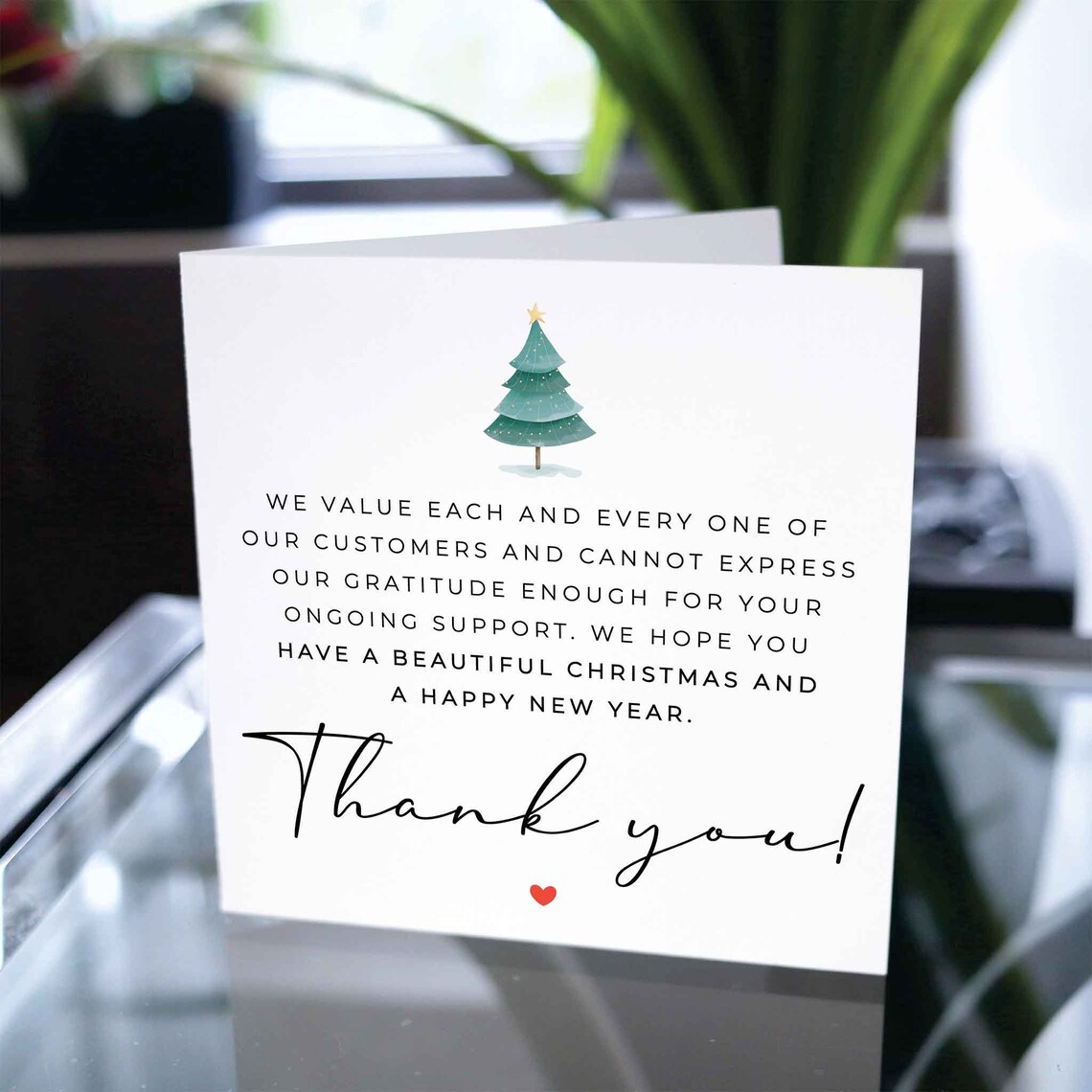 Customer Appreciation Card, Thank You Card for Customer, Business Thank ...