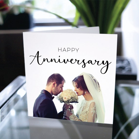 Custom Anniversary Card Personalized Card Custom Greeting Etsy