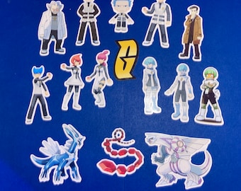 Team Galactic Sticker Set
