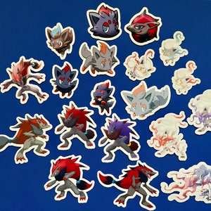 Zoroark Sticker Set