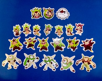 Chespin Day Sticker Set