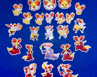 Fennekin Sticker Set