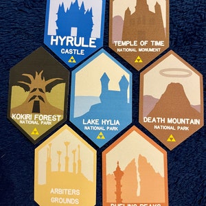Hyrule Travel Stickers