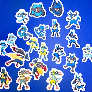 Lucario Sticker Set