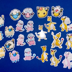 Ampharos Sticker Set