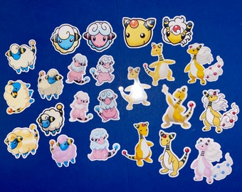 Ampharos Sticker Set