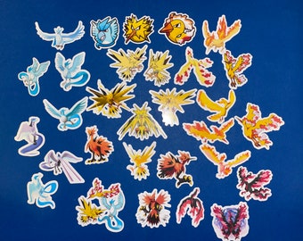 [Pokemon] Smoked - Galar Moltres Team Valor Legendary Bird Enamel Pin