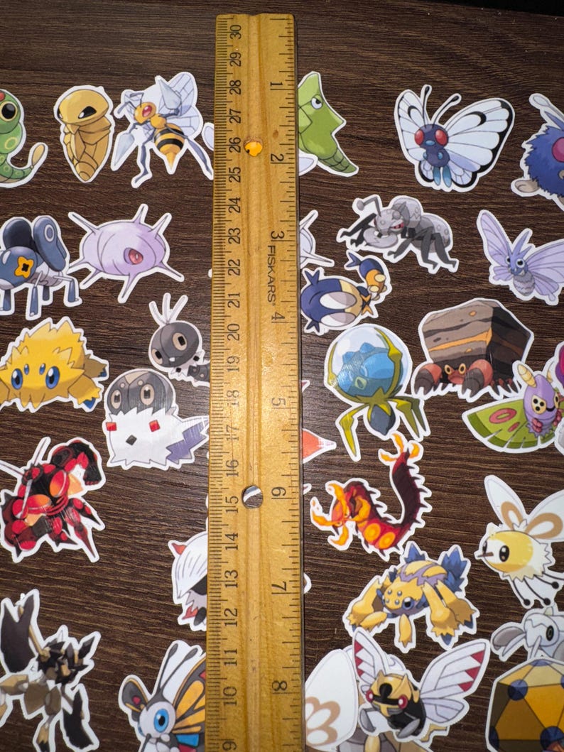 Bug Pokemon Sticker Set - Etsy