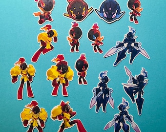 Charcadet Sticker Set