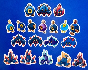 Roggenrola Sticker Set