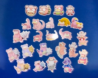 Slowpoke Day Sticker Set