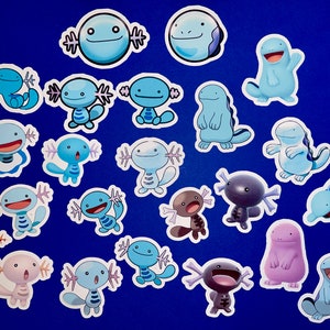 Wooper Sticker Set