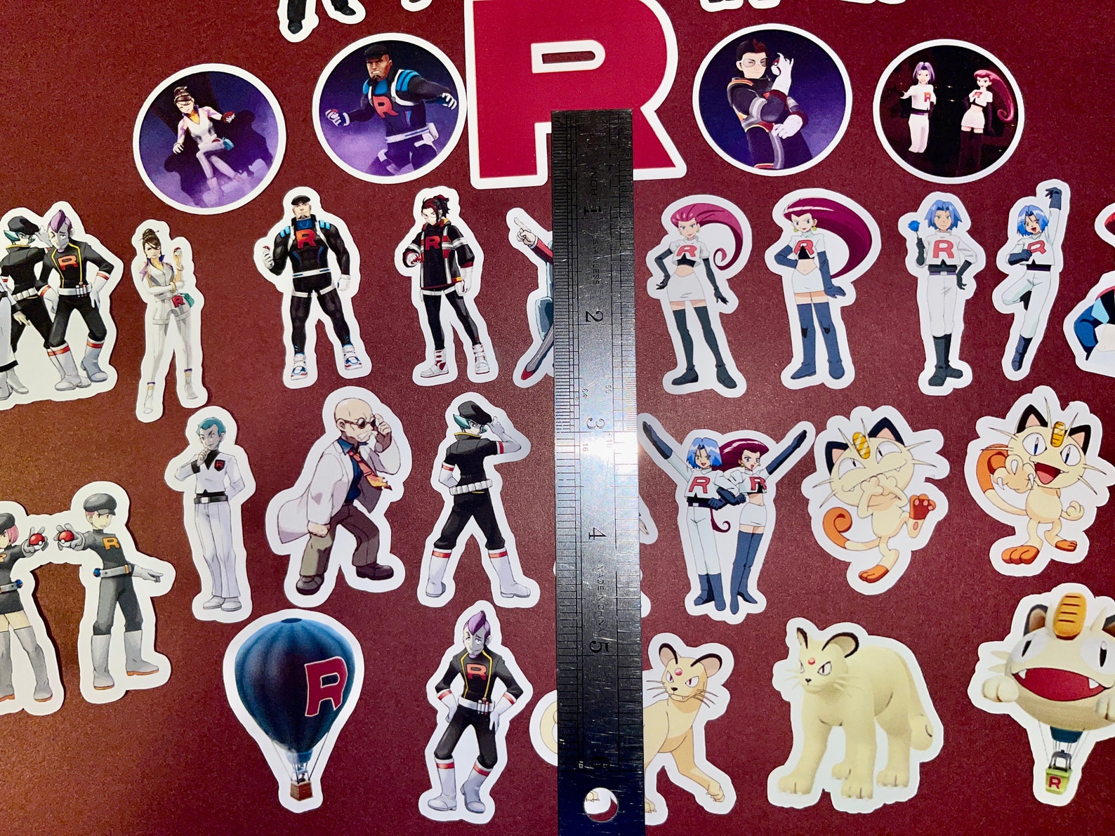 Team Rocket Stickers - Etsy