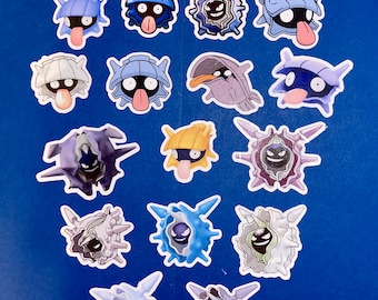 Shellder Sticker Set