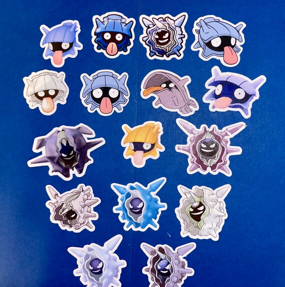 Pokemon small sticker Shellder