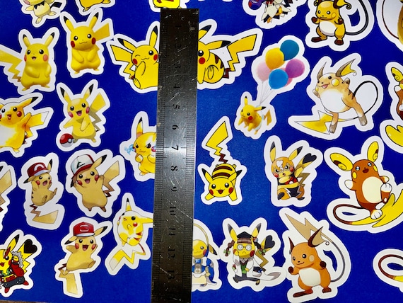 Pikachu Sticker Set (updated) - Etsy