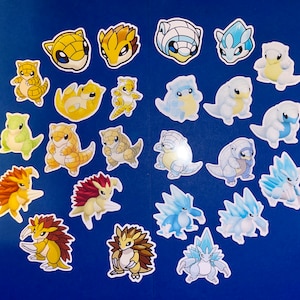 Sandshrew Sticker Set