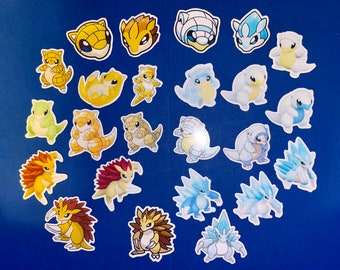 Sandshrew Sticker Set
