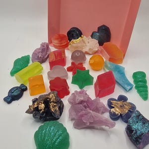 Caja elegante de dulces de cristal