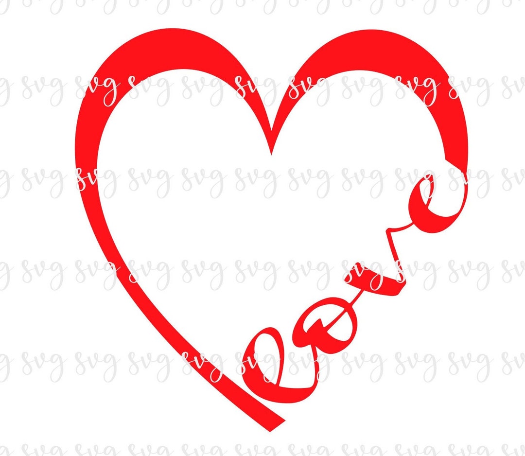 SALE!! Valentine's Love Heart Shirt Svg Love Shirt Valentines Day ...