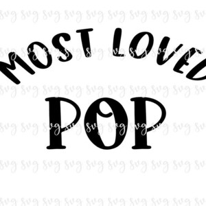 AUSVERKAUF!! Best Loved Pop SVG, Baby Digital File New Grand Reveal SVG, Vatertag, Neuer Grand Dad, Baby Shower Geschenk Opa svg download--F106